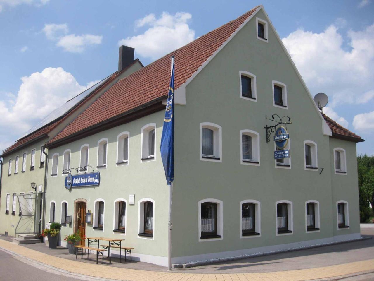 Gasthof Gruener Baum Langfurth  Экстерьер фото